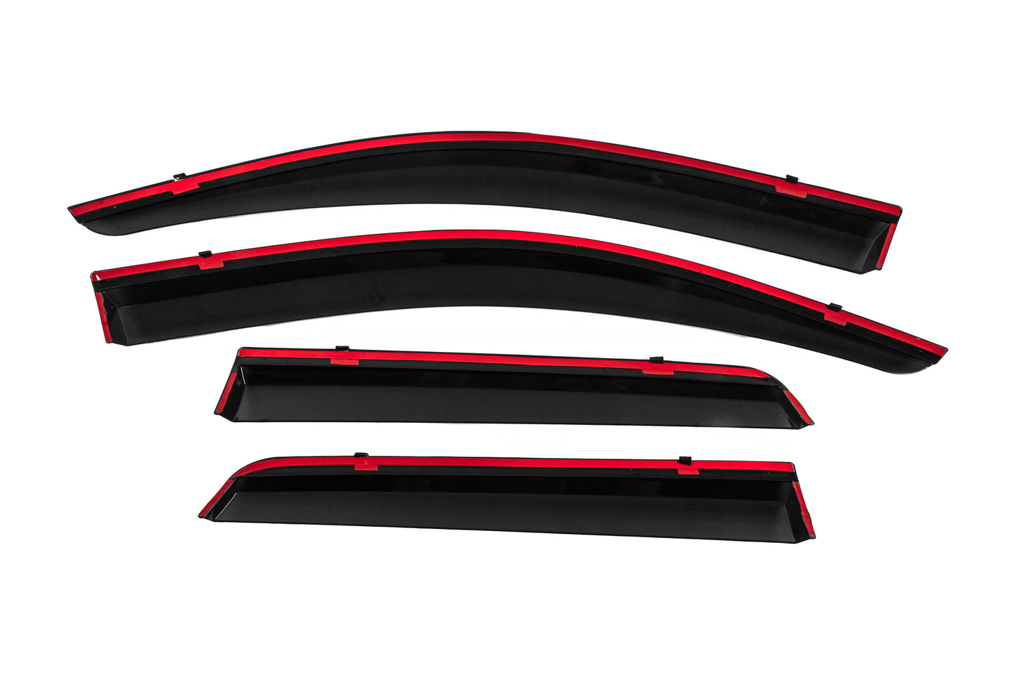 Window Deflectors with Chrome Trim Niken Luxury (4 pcs) for Mitsubishi ASX 2010-2023 - image 4