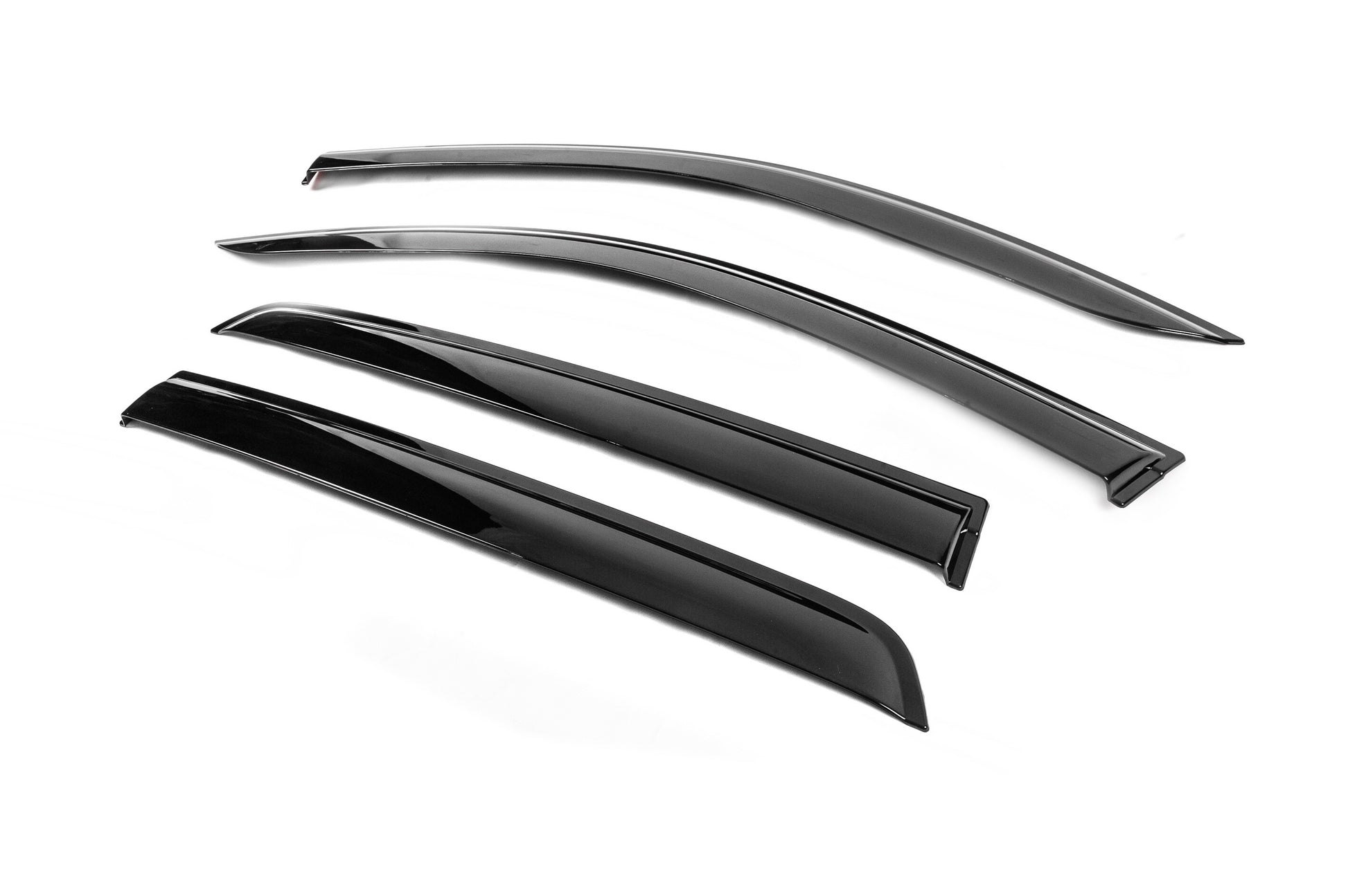 Window Deflectors with Chrome Trim Niken Luxury (4 pcs) for Toyota Hilux 2015- - image 2