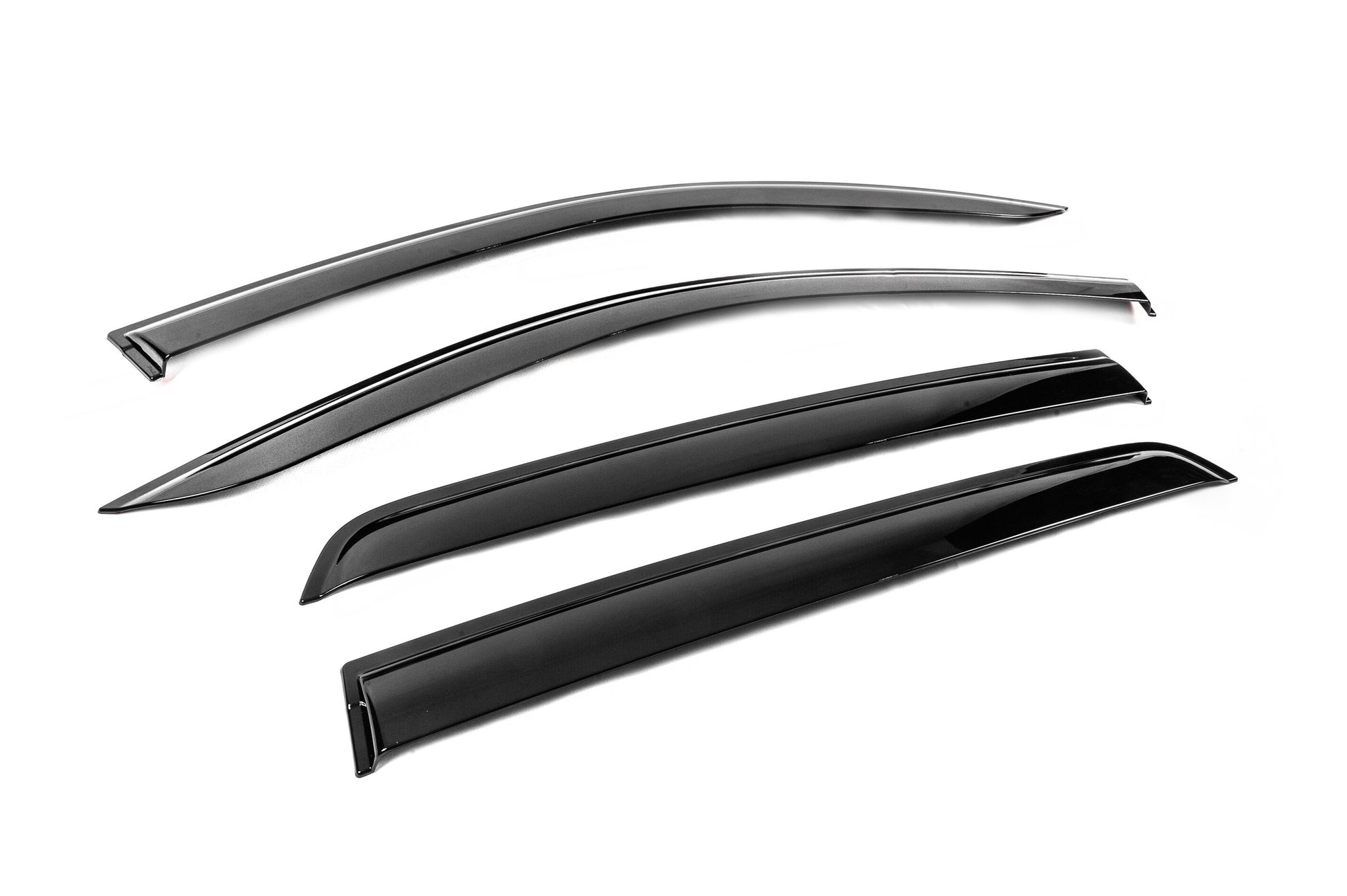 Window Deflectors with Chrome Trim Niken Luxury (4 pcs) for Toyota Hilux 2015- - image 3