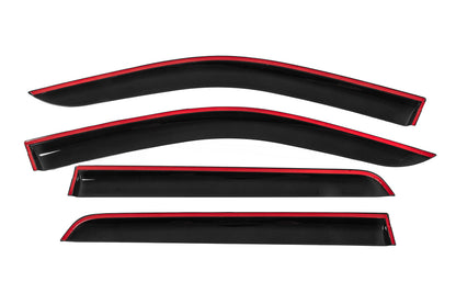 Window Deflectors with Chrome Trim Niken Luxury (4 pcs) for Toyota Hilux 2015- - image 4