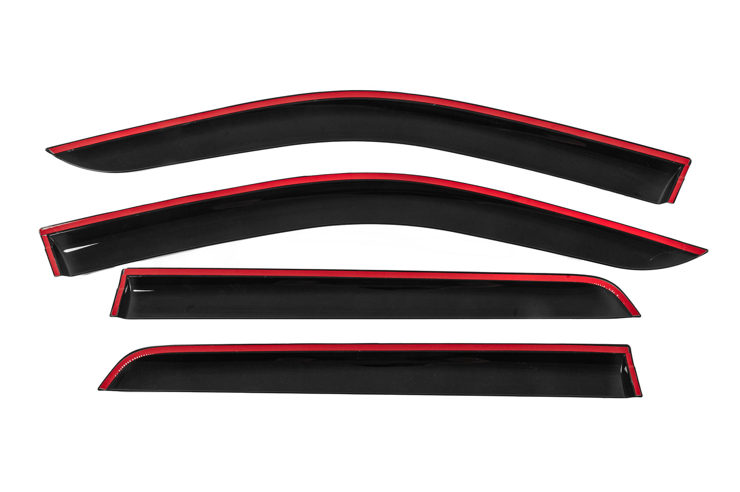 Window Deflectors with Chrome Trim Niken Luxury (4 pcs) for Toyota Hilux 2015- - image 4