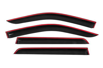 Window Deflectors with Chrome Trim Niken Luxury (4 pcs) for Toyota Hilux 2015- - image 4