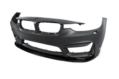 Front Bumper Lip DPT V-1 (For M4, Gloss Black) for BMW 4 Series F-32 2012-2020 - image 7