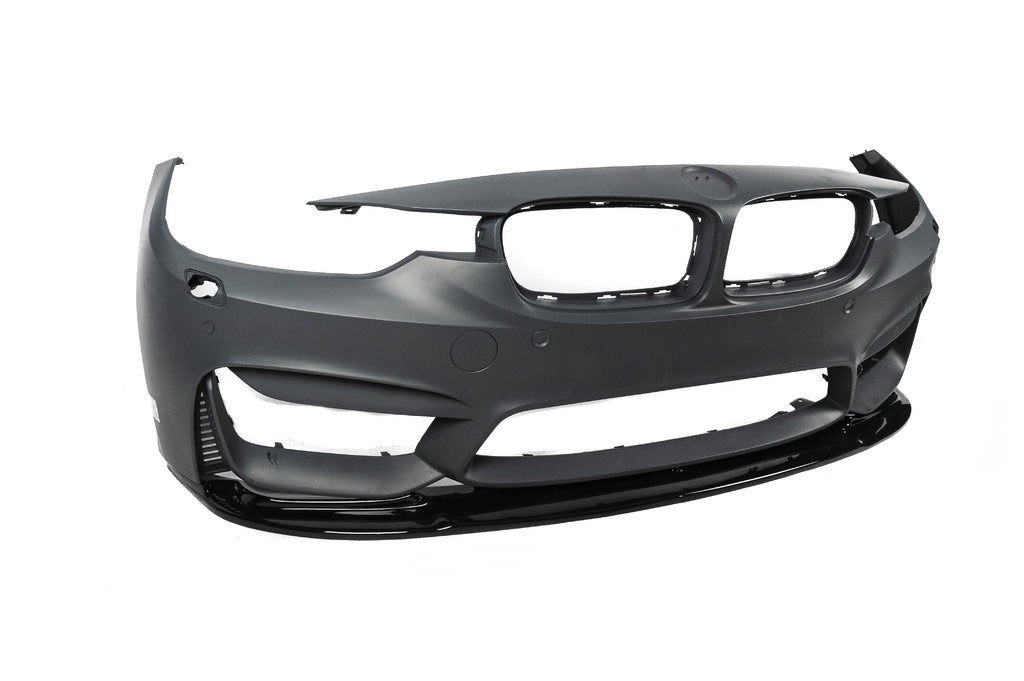 Front Bumper Lip DPT V-1 (For M3, Gloss Black) for BMW 3 Series F30/F31 2012-2019 - image 13