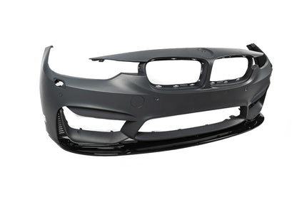 Front Bumper Lip DPT V-1 (For M4, Gloss Black) for BMW 4 Series F-32 2012-2020 - image 13