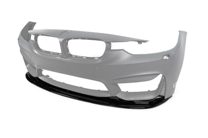 Front Bumper Lip DPT V-1 (For M3, Gloss Black) for BMW 3 Series F30/F31 2012-2019 - image 2
