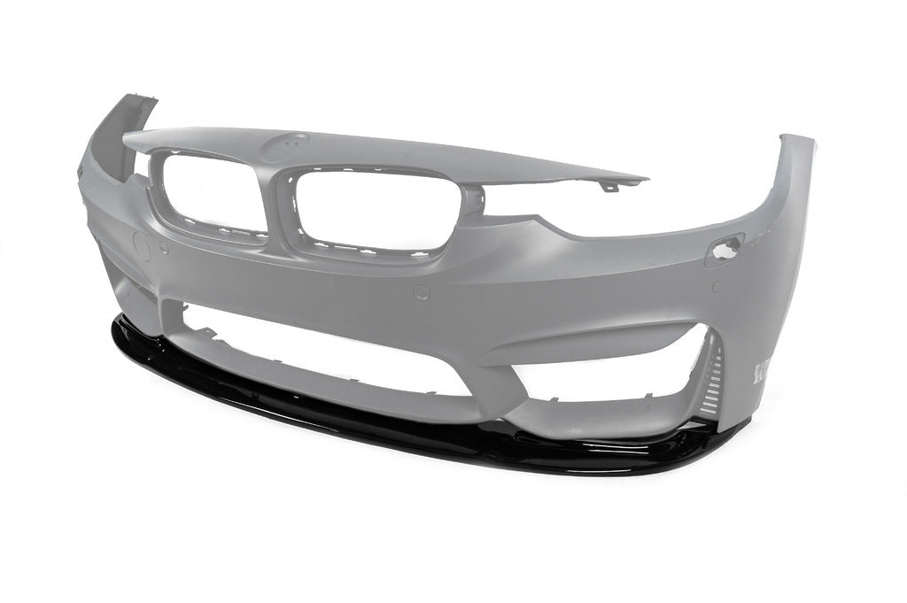 Front Bumper Lip DPT V-1 (For M4, Gloss Black) for BMW 4 Series F32/F33/F36 2012-2020 - image 9