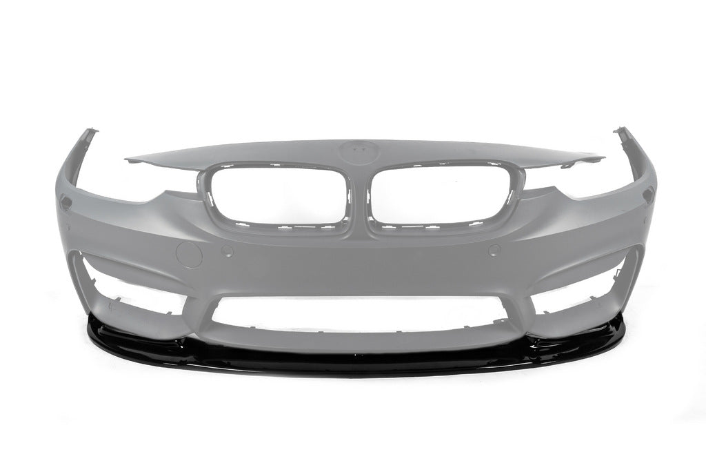Front Bumper Lip DPT V-1 (For M4, Gloss Black) for BMW 4 Series F-32 2012-2020 - image 2