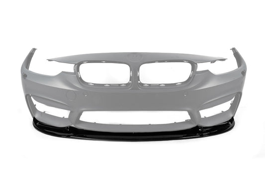 Front Bumper Lip DPT V-1 (For M4, Gloss Black) for BMW 4 Series F32/F33/F36 2012-2020 - image 2