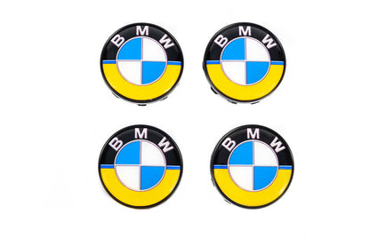 Wheel Center Caps 55/53mm UA-Style (4 pcs) for BMW - image 2