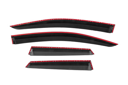 Window Deflectors with Chrome Trim Niken Luxury (4 pcs) for Opel Crossland X 2017-2024 - image 4