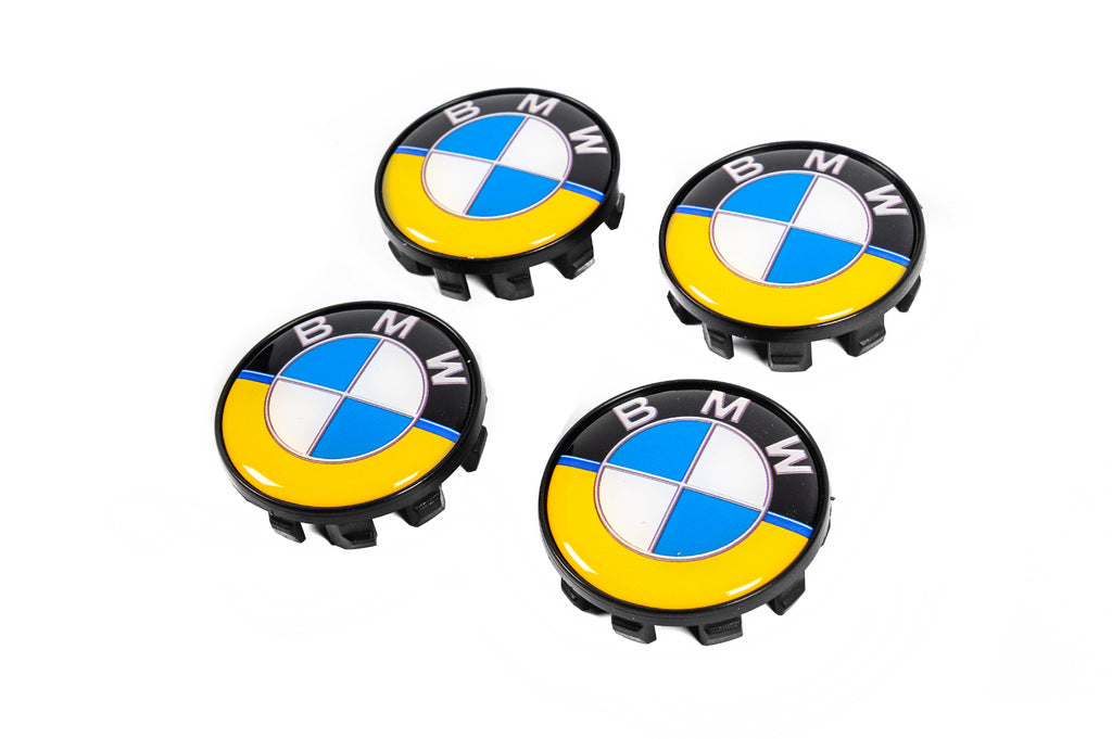 Wheel Center Caps 55/53mm UA-Style (4 pcs) for BMW - image 1