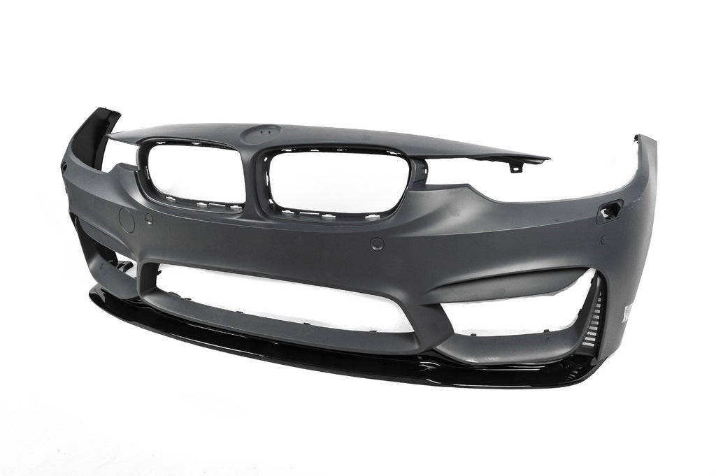 Front Bumper Lip DPT Lip V-2 (For M3, Gloss Black) for BMW 3 Series F-30/31/34 2012-2019 - image 14