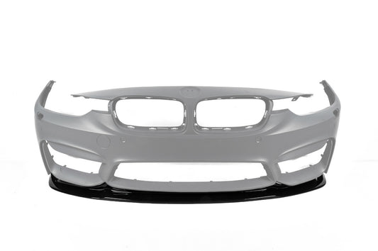 Front Bumper Lip DPT V-2 (For M4, Gloss Black) for BMW 4 Series F-32 2012-2020 - image 2