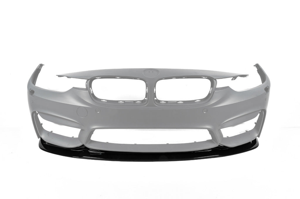Front Bumper Lip DPT V-2 (For M4, Gloss Black) for BMW 4 Series F32/F33/F36 2012-2020 - image 2