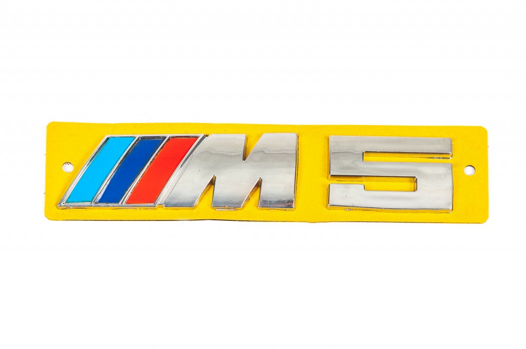 Emblem M5 (148mm x 30mm) for BMW 5 Series E34 1988-1995 - image 1