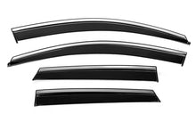 Window Deflectors with Chrome Trim Niken Luxury (4 pcs) for Opel Grandland X 2017- - image 1