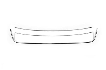 Pads on the front bumper Trend (3 parts, stainless steel) for Volkswagen Caddy 2010-2015 - Reelken Auto