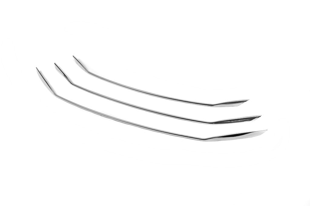 Grille Covers (3 pcs, Stainless Steel) for Hyundai Elantra (MD/UD) 2011-2015 - image 3