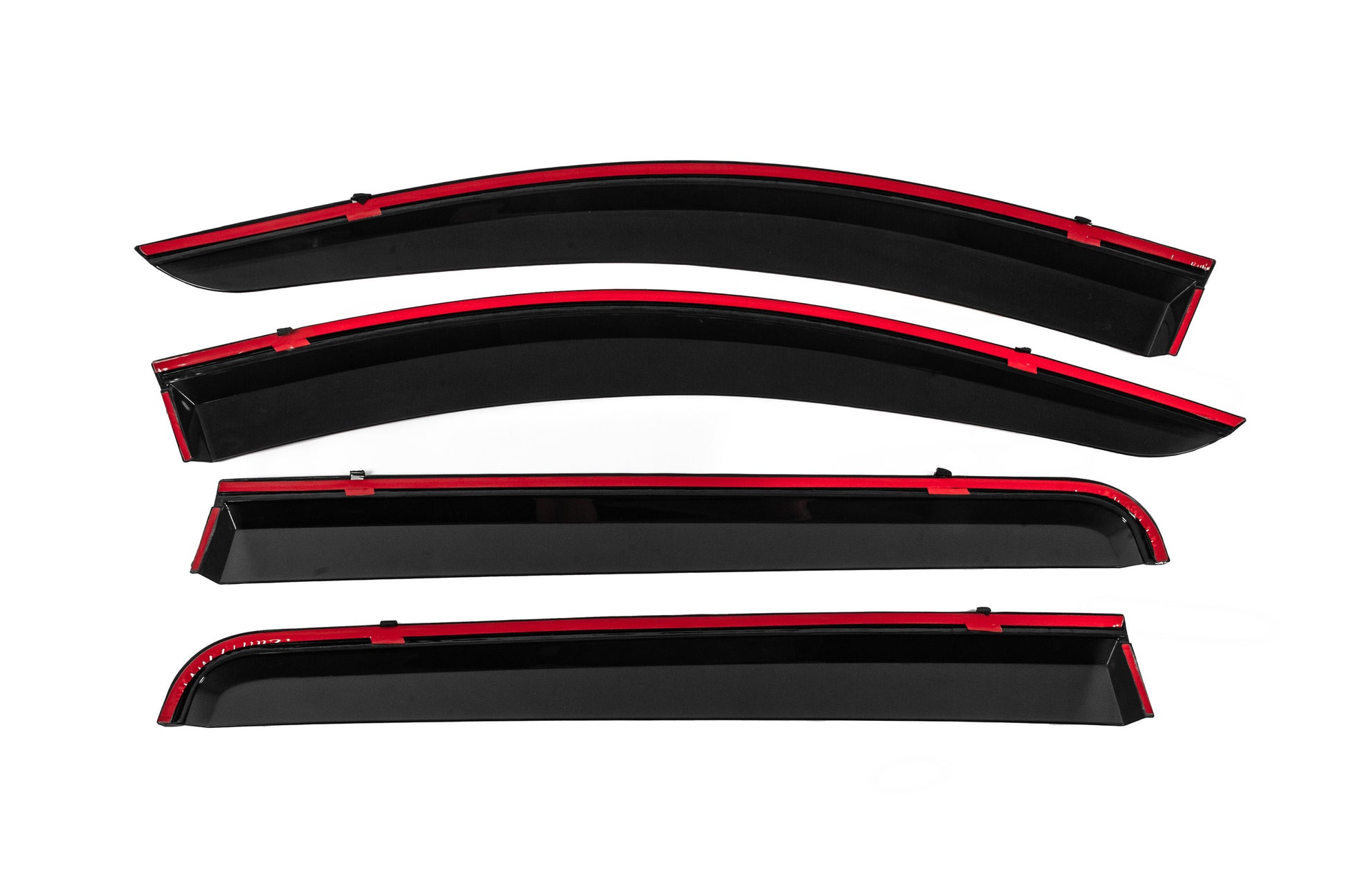 Window Deflectors with Chrome Trim Niken Luxury (4 pcs) for Mitsubishi L200 2015-2024 - image 4