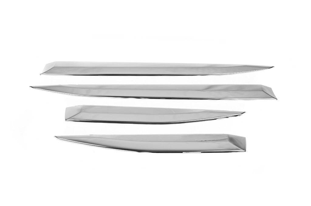 Door molding (4 pcs, stainless steel) for Peugeot 2008 2019↗︎ - Reelken Auto