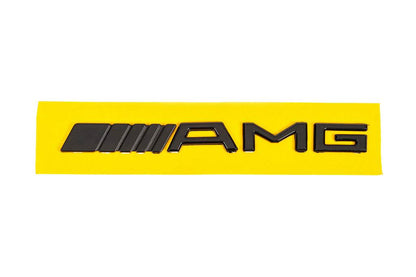 AMG nameplate (20cm, ABS, black) for Mercedes - Reelken Auto