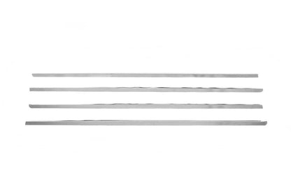 Outside border windows (4 pcs, stainless steel) for Peugeot 307 - Reelken Auto