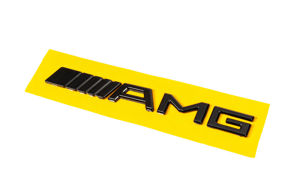 AMG Badge (20cm, ABS, Black) for Mercedes - image 1