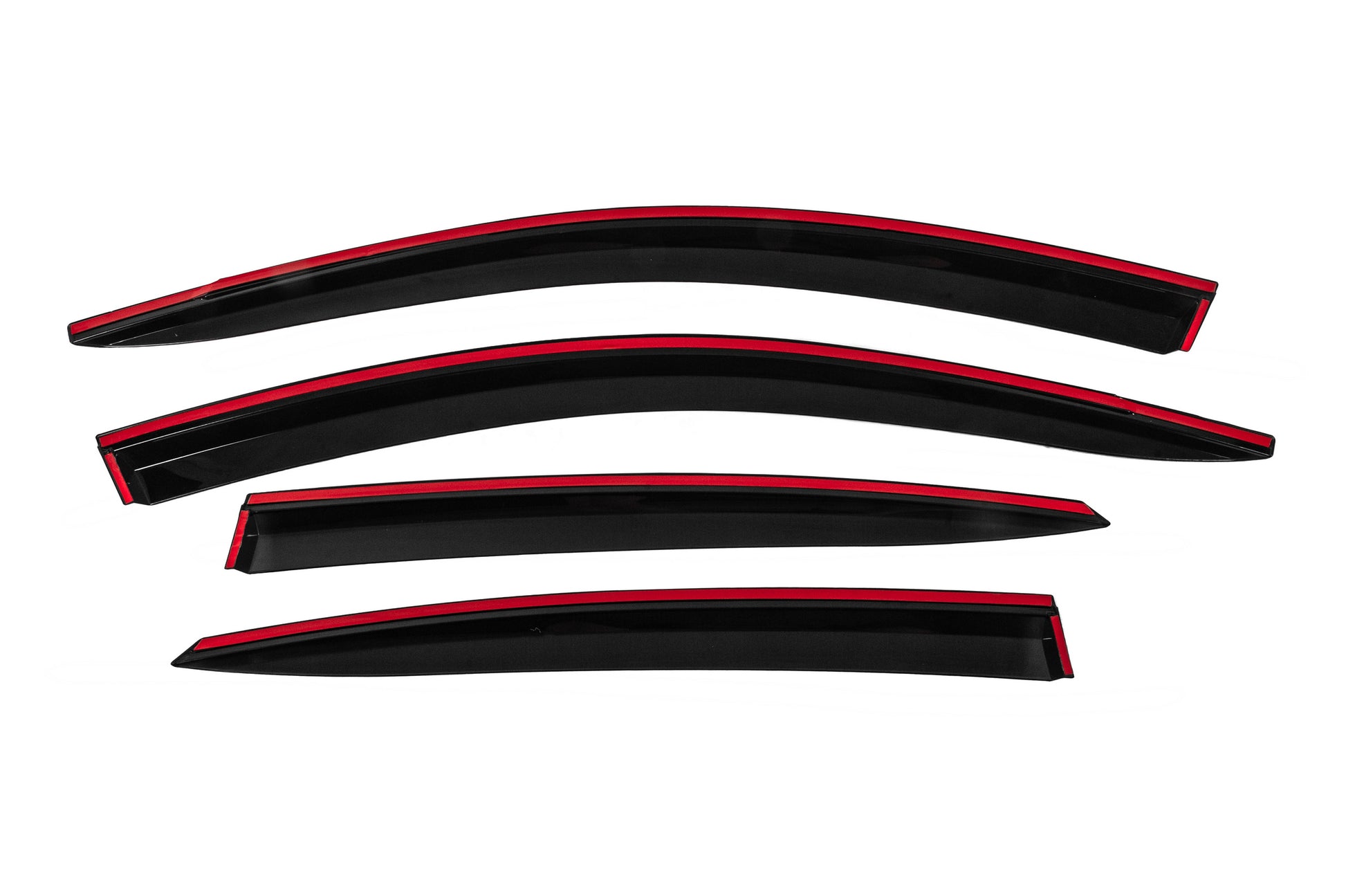 Window Deflectors with Chrome Trim Niken Luxury (4 pcs) for Hyundai Ioniq 6 2022- - image 4