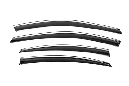 Window Deflectors with Chrome Trim Niken Luxury (4 pcs) for Toyota Camry 2024- - image 1