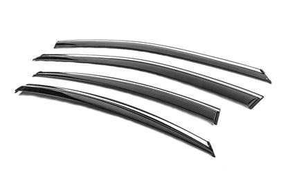 Window Deflectors with Chrome Trim Niken Luxury (4 pcs) for Toyota Camry 2024- - image 2