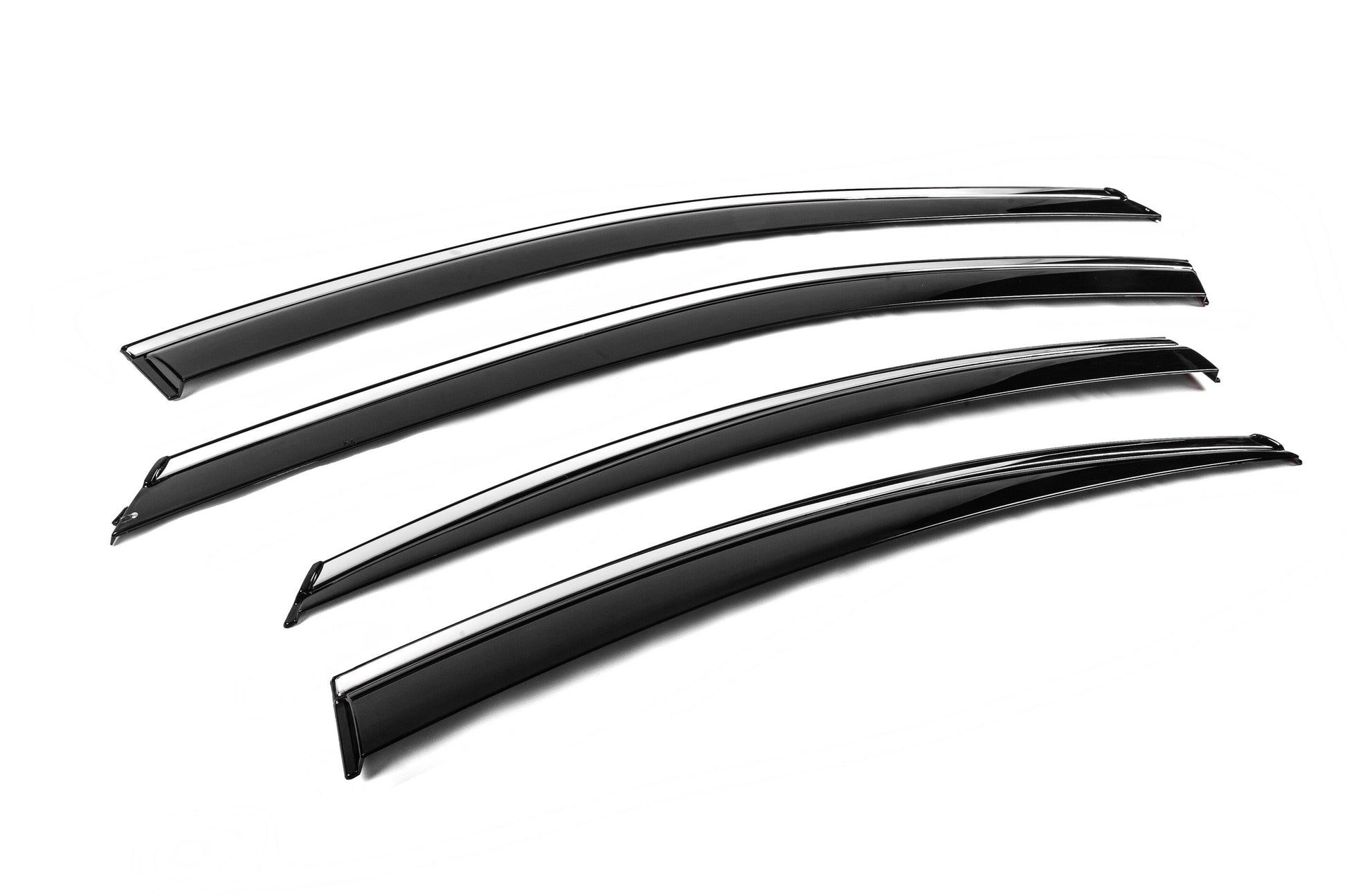 Window Deflectors with Chrome Trim Niken Luxury (4 pcs) for Toyota Camry 2024- - image 3