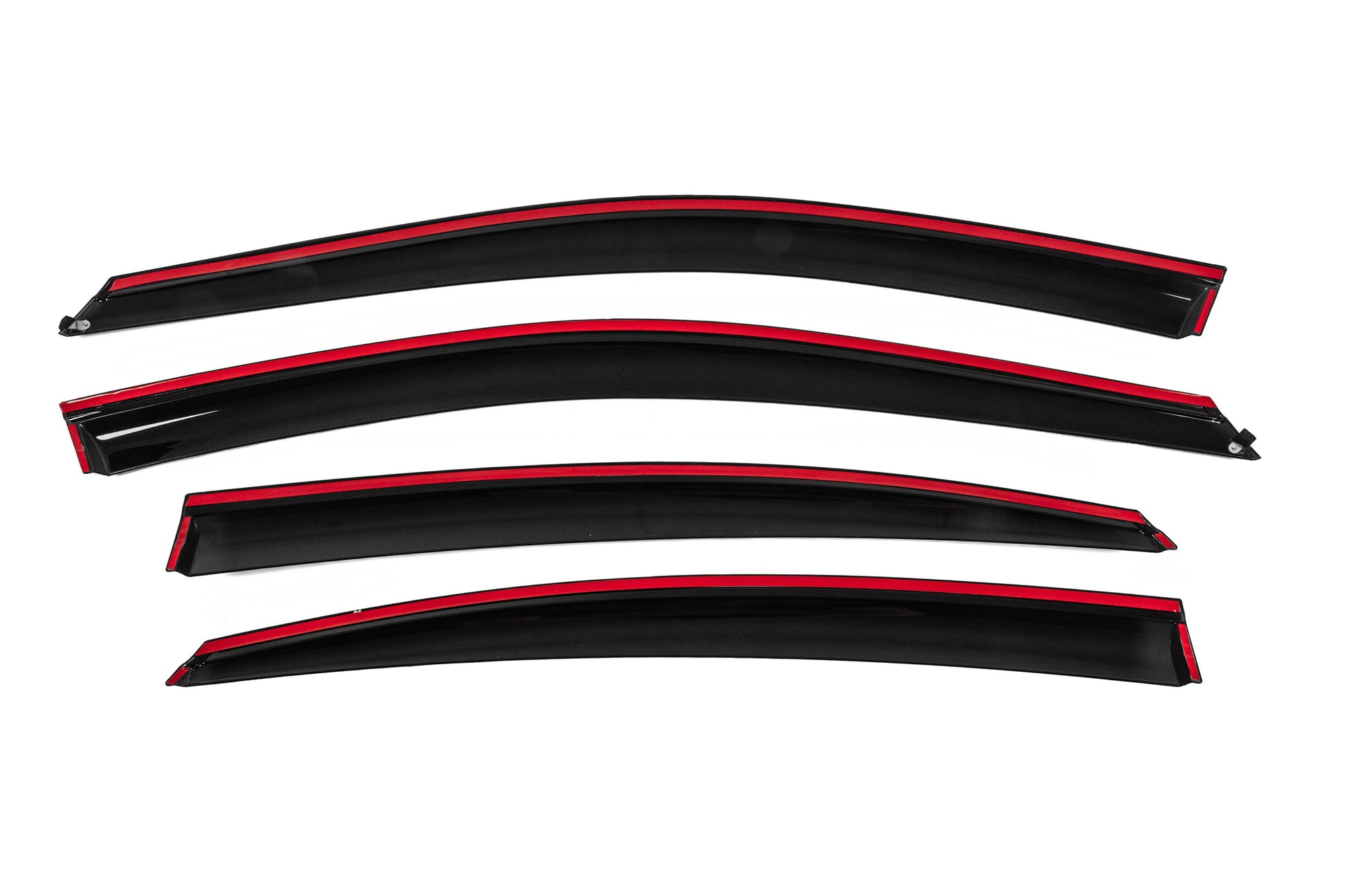 Window Deflectors with Chrome Trim Niken Luxury (4 pcs) for Toyota Camry 2024- - image 4