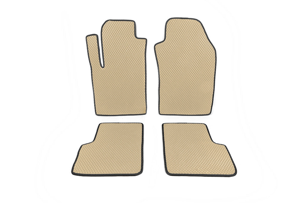EVA floor mats (for 500, Beige) for Fiat 500/500L 2013-2022 - image 1