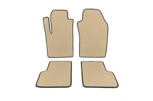 EVA Floor Mats 500 (Beige) for Fiat 500/500L 2013-2022 - image 1