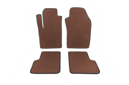 EVA Floor Mats 500 (Brown) for Fiat 500/500L 2013-2022 - image 1