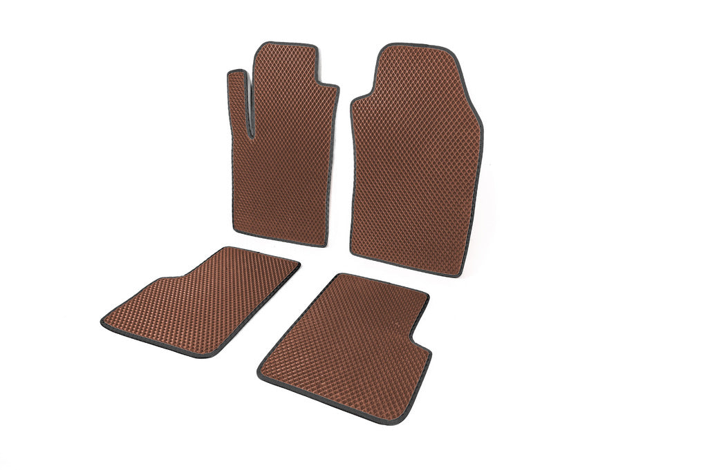 EVA Floor Mats (for 500, Brown) for Fiat 500/500L 2013-2022 - image 2