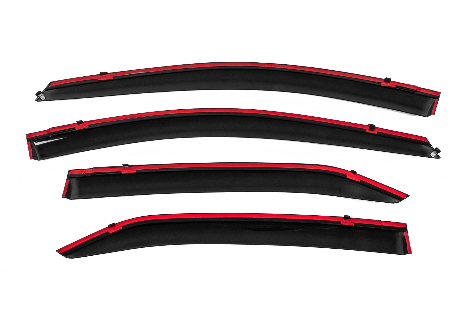 Window Deflectors with Chrome Trim Niken Luxury (4 pcs) for Toyota Corolla 2013-2019 - image 5