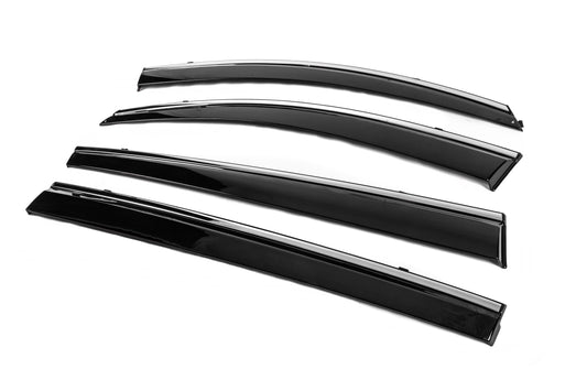 Window Deflectors with Chrome Trim Niken Luxury (4 pcs) for Kia Sportage 2010-2015 - image 2