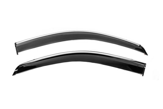 Window Deflectors with Chrome Trim Niken Luxury (2 pcs) for Mercedes Vito/V-class W447 2014- - image 1