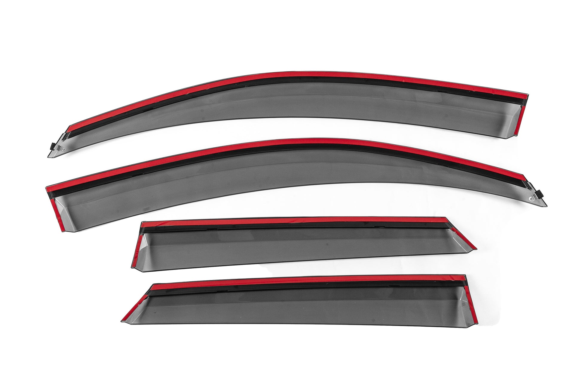 Window Deflectors with Chrome Trim Niken Luxury (4 pcs) for Audi Q3 2011-2019 - image 5