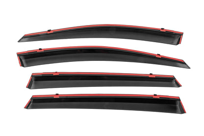 Window Deflectors with Chrome Trim Niken Luxury (4 pcs) for Toyota Rav 4 2013-2018 - image 4