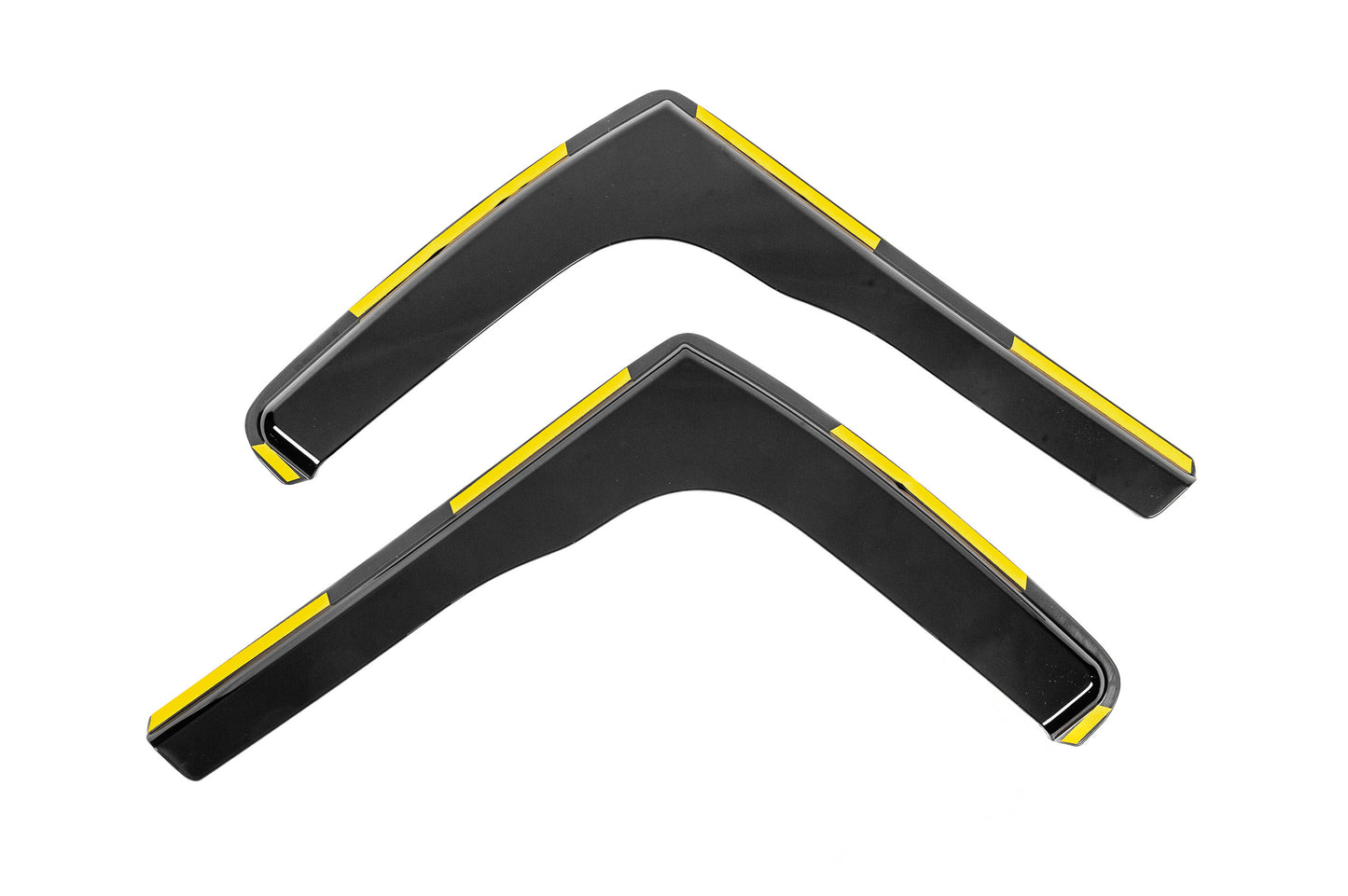 In-Channel Wind Deflectors Niken Luxury (2 pcs) for Ford Custom 2013-2022 - image 1