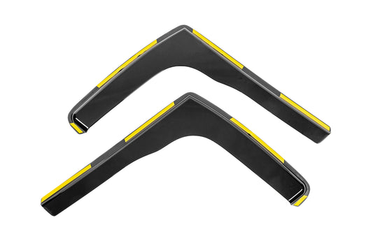 In-Channel Wind Deflectors Niken Luxury (2 pcs) for Ford Custom 2013-2022 - image 1