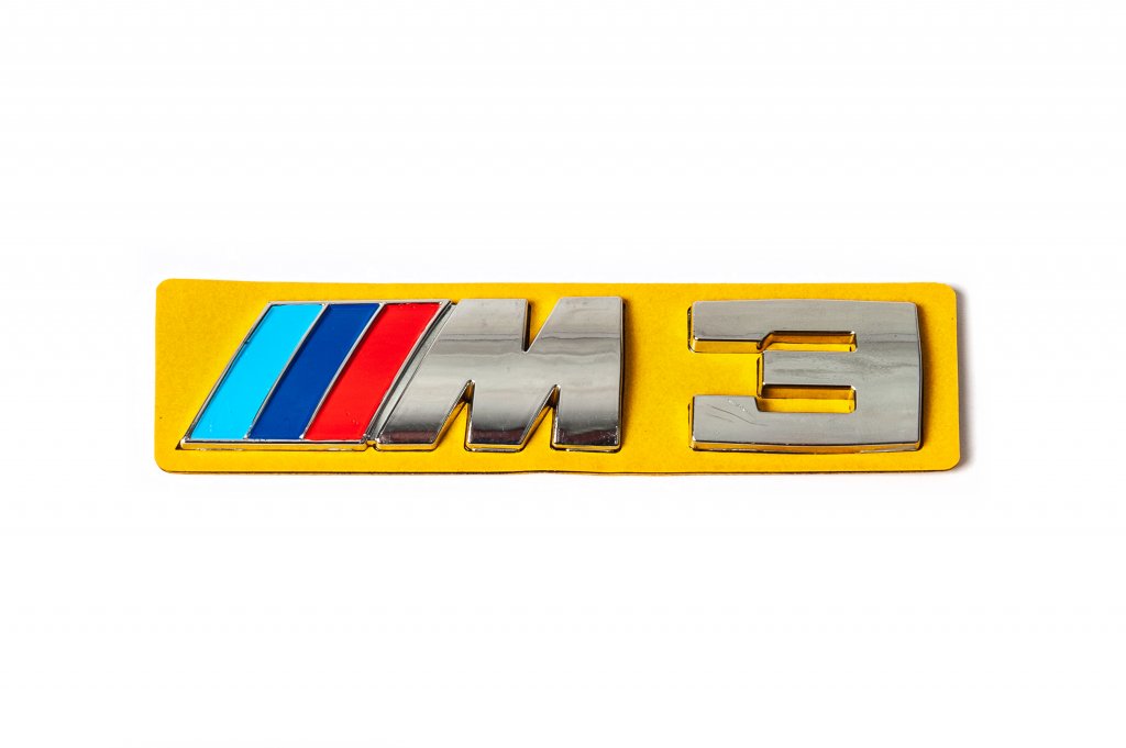 Emblem M3 (120mm x 27mm) for BMW 3 Series F30/F31 2012-2019 - image 1