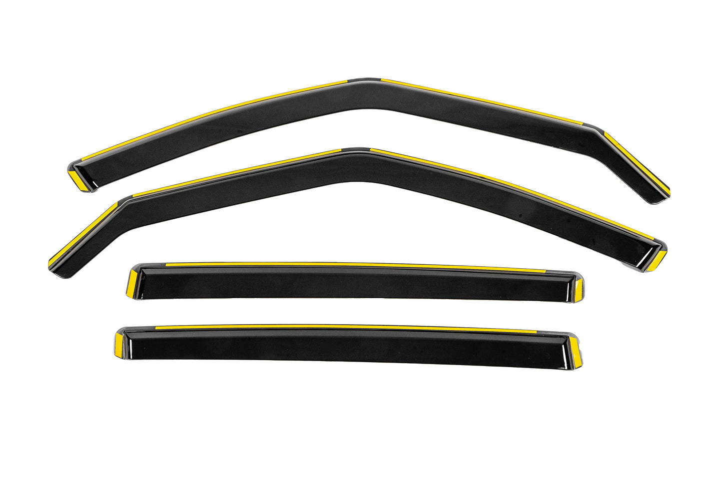 In-Channel Wind Deflectors Niken Luxury (4 pcs) for Opel Zafira C Tourer 2011-2019 - image 1