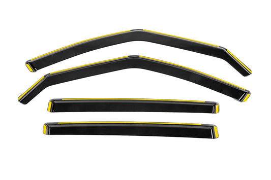 In-Channel Wind Deflectors Niken Luxury (4 pcs) for Opel Zafira C Tourer 2011-2019 - image 1