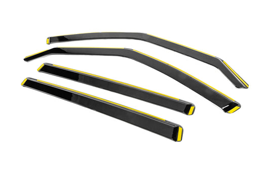 In-Channel Wind Deflectors Niken Luxury (4 pcs) for Opel Zafira C Tourer 2011-2019 - image 2