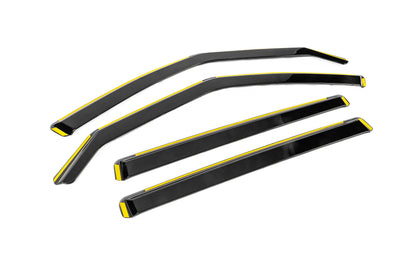 In-Channel Wind Deflectors Niken Luxury (4 pcs) for Opel Zafira C Tourer 2011-2019 - image 3