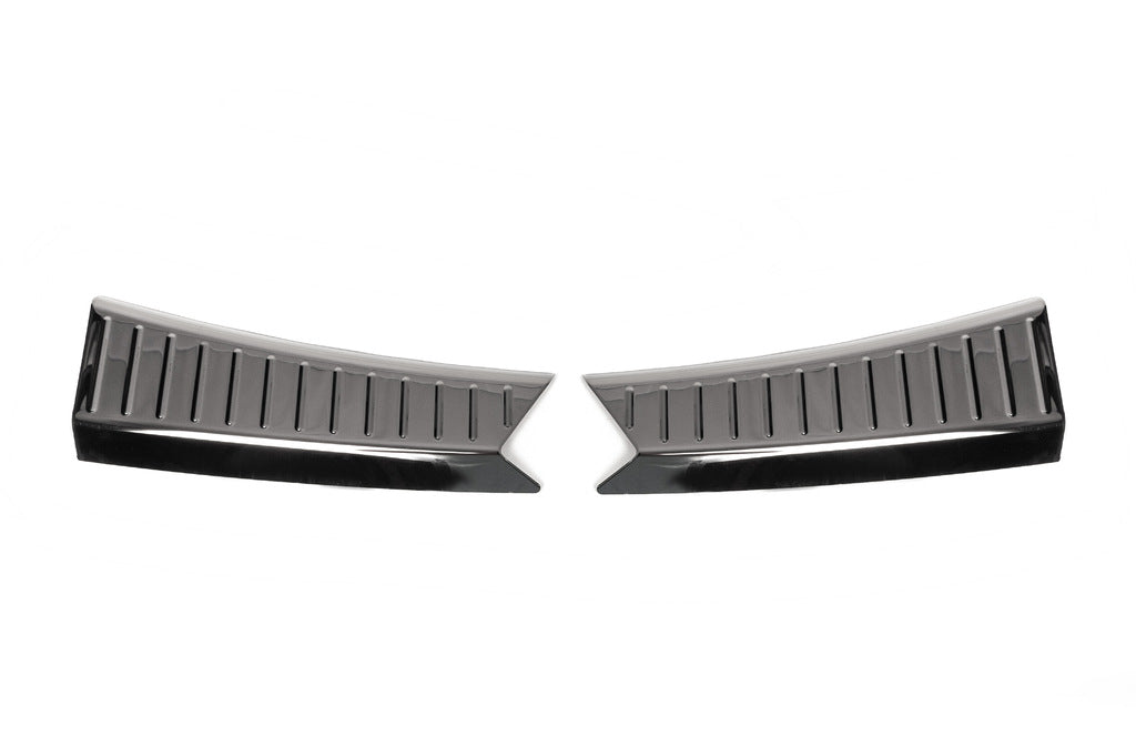 Trunk Sill Protector 2013-2016 (2 pcs, black stainless steel) for Ford Kuga/Escape 2013-2019 - image 1